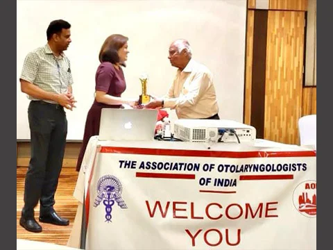 The Association of Otolaryngologists of India